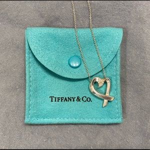 Tiffany & Co. Paloma Picasso Silver Heart Necklace